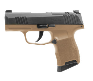 SIG SAUER P365 9mm Semi-Auto Pistol with Two-Tone Coyote Finish and X-RAY 3 Night Sights SIG SAUER P365 9mm Semi-Auto Pistol with Two-Tone Coyote Finish and X-RAY 3 Night Sights