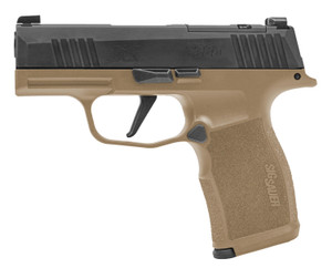 SIG SAUER P365X 9mm Semi-Auto Pistol with Two-Tone Coyote Finish and XSeries 365 Grip Module SIG SAUER P365X 9mm Semi-Auto Pistol with Two-Tone Coyote Finish and XSeries 365 Grip Module