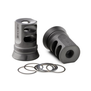 BANISH Banish 30/46 Muzzle Brake 5/8x24 - Black Finish with Shim Kit Included BANISH Banish 30/46 Muzzle Brake 5/8x24 - Black Finish with Shim Kit Included