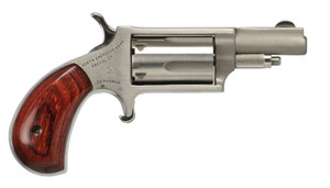 North American Arms 22MAG Mini Revolver with Stainless Finish and Wood Grips North American Arms 22MAG Mini Revolver with Stainless Finish and Wood Grips