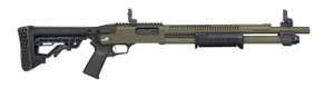 Mossberg 590R 12 Gauge Pump Action Shotgun with ODG Cerakote Finish and MBUS Sights Mossberg 590R 12 Gauge Pump Action Shotgun with ODG Cerakote Finish and MBUS Sights
