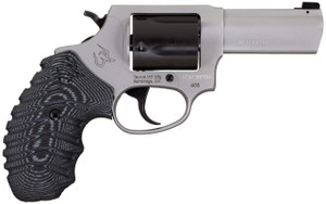 Taurus 605 Defender Revolver in 357 Magnum / 38 Special with Matte Stainless Finish, 5-Round Capacity, and VZ Black/Gray Grips Taurus 605 Defender Revolver in 357 Magnum / 38 Special with Matte Stainless Finish, 5-Round Capacity, and VZ Black/Gray Grips