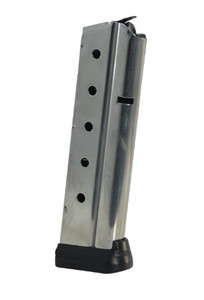 Colt 1911 9mm Magazine with Bumper - Stainless Steel, 10-Round Capacity Colt 1911 9mm Magazine with Bumper - Stainless Steel, 10-Round Capacity