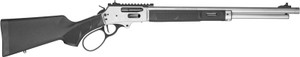 Smith & Wesson 14205 Large Loop Lever-Action Rifle in 30-30 Winchester with Stainless Finish Smith & Wesson 14205 Large Loop Lever-Action Rifle in 30-30 Winchester with Stainless Finish