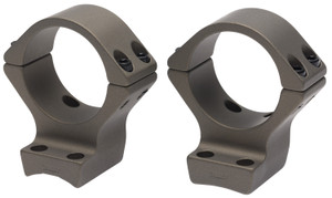 Browning X-Bolt Base and Ring Set in Smoked Bronze Cerakote, Model 12588 Browning X-Bolt Base and Ring Set in Smoked Bronze Cerakote, Model 12588