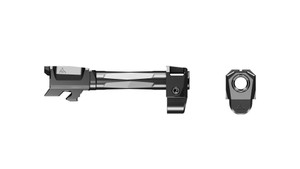 Radian Weapons Afterburner + Ramjet GLOCK 43 Barrel and Compensator Combo - Black DLC Finish Radian Weapons Afterburner + Ramjet GLOCK 43 Barrel and Compensator Combo - Black DLC Finish