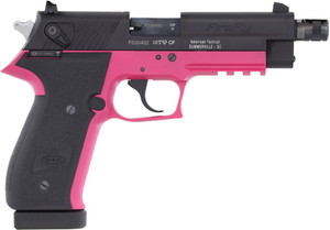 German Sport Firefly .22LR Semi-Auto Pistol with Pink Frame and Slide German Sport Firefly .22LR Semi-Auto Pistol with Pink Frame and Slide