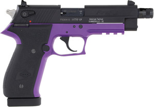 German Sport Firefly 22LR Semi-Auto Pistol with Pink Frame and Slide, 4.9-Inch Barrel, 13-Round Capacity German Sport Firefly 22LR Semi-Auto Pistol with Pink Frame and Slide, 4.9-Inch Barrel, 13-Round Capacity