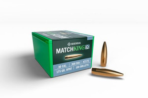 Sierra Bullets MatchKing Series .30 Caliber .308 175-Grain Jacketed Hollow Point Boat Tail Bullets Sierra Bullets MatchKing Series .30 Caliber .308 175-Grain Jacketed Hollow Point Boat Tail Bullets