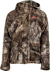 HABIT Ladies Insulated Parka Women's Medium Realtree APX Jacket with Windproof and Adjustable Hem HABIT Ladies Insulated Parka Women's Medium Realtree APX Jacket with Windproof and Adjustable Hem