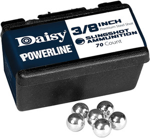 Daisy Slingshot Ammunition - Steel 3/8" Pellets for Precision Shooting Daisy Slingshot Ammunition - Steel 3/8" Pellets for Precision Shooting