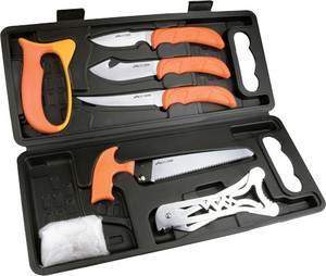 Outdoor Edge Wild Pak 8-Piece Game Processing Set with Hard-Side Carry Case Outdoor Edge Wild Pak 8-Piece Game Processing Set with Hard-Side Carry Case