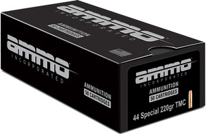 AMMO INC 44 SW Special 220 Grain Full Metal Jacket - 50 Rounds Per Box AMMO INC 44 SW Special 220 Grain Full Metal Jacket - 50 Rounds Per Box