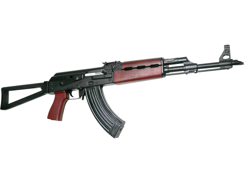 "Zastava ZPAPM70 AK-47 Rifle BULGED TRUNNION 1.5MM RECEIVER - Blood Red Handguard | 7.62x39 | 16.3"" Chrome Lined Barrel | Folding Triangle Stock"