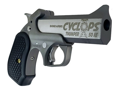 Bond Arms Cyclops BACY-50AE Specialty Handgun in 50 AE - Bead-Blasted Matte Stainless