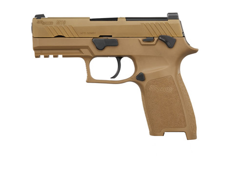 SIG SAUER M18 CSS 9mm Semi-Auto Pistol - Coyote Finish, 10+1 Capacity, Model M18-9-CSS-MS-10