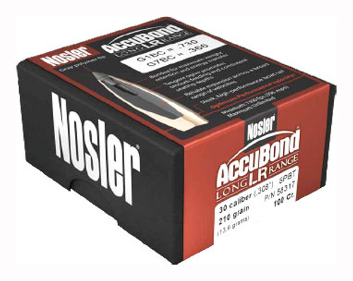 NOSLER BULLETS 30 CAL .308 58317