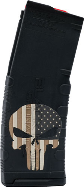 BLACK RAIN MAGAZINE AR15 30RD BRO-MAG30-PUNISHW/FLAG