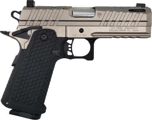 "LFA Apollo 11 Compact Pistol - 9mm | Platinum Silver | 4.15"" | 1x17rd Mag"