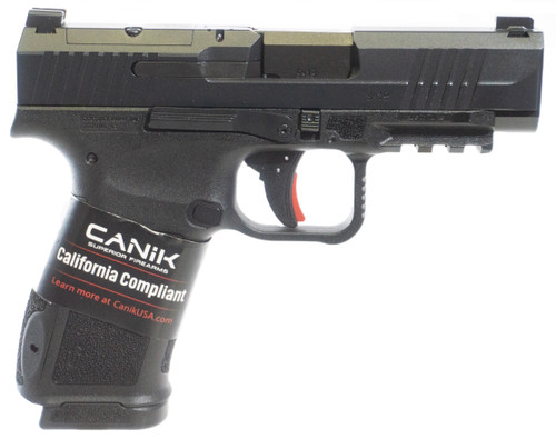 CANIK METE MC9LS 9mm Semi-Auto Pistol with Black Nitride Finish and 10 + 1 Capacity