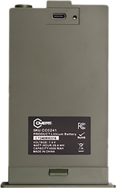 Covert Camera's CC0241 Lithium Battery * Rechargeable, Compatible with All Devices