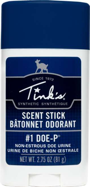 Tinks Deer Lure #1 DOE-P * 2.75 oz Stick Container for Early and Late Seasons