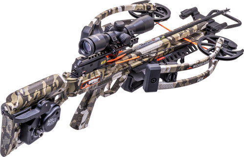 Wicked Ridge XBOW RDX 410 Crossbow with ACUDRAW and 3-WR Match 400 Arrows