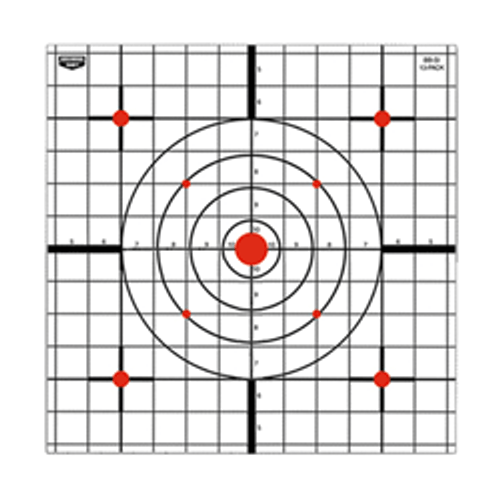 Birchwood Casey B/C Target Eze-Scorer Paper - 13 Targets per Pack, 12 Pack Case