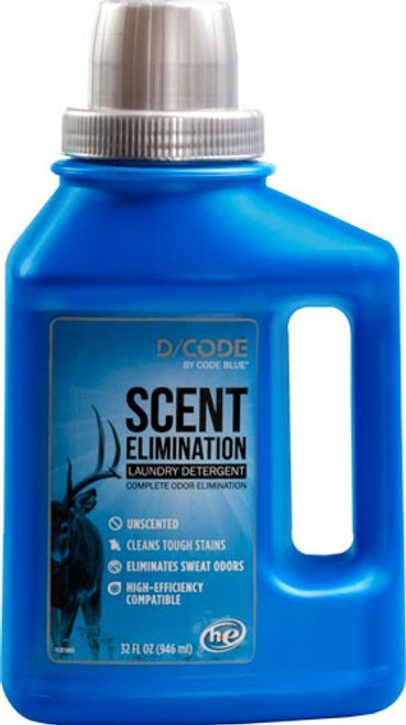 Code Blue D-CODE Laundry Detergent * 32 oz. Odor Eliminator for Hunting Gear