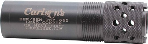Carlson's Choke Tube Extended for Beretta and Benelli Mobil 12 Gauge with Turkey Choke - Stainless Steel