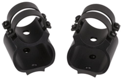 Weaver Rings See-Through Steel for Ruger 10/22, 1-Inch Tube, Black Finish