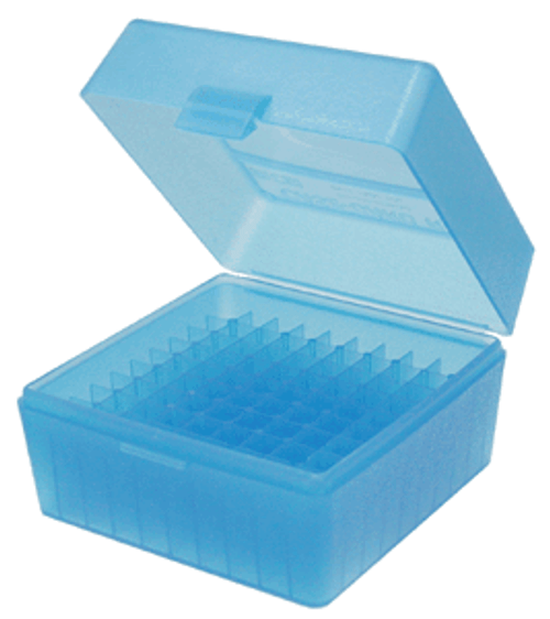 MTM Ammo Box Small Rifle with 100-Round Capacity - Green Plastic Storage Case Part RS-100-10