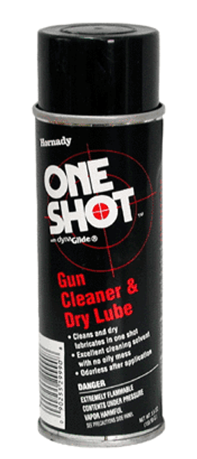 Hornady One Shot Dry Lube Aerosol Spray * 7 oz. * Micro Cleaning and Lubrication Solution