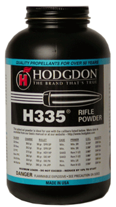 Hodgdon H335GI 1 lb Rifle Powder for 5.56 NATO and Varmint Cartridges