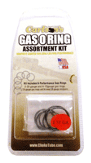 Carlson Gas O-Ring Assortment Kit for Shotguns - Graphite Coated for Long-Lasting Performance