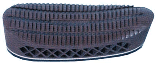 Pachmayr Recoil Pad T550MPBL with Pigeon Face Texture for Shotgun - Black/White Line