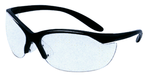 Howard Leight Vapor II Safety Glasses with Anti-Fog Coated Clear Lenses for Adults