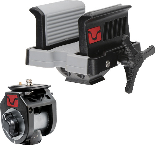 Bog DeathGrip Ultralite Pod Mount and Head in Black - Magnesium and Rubber Construction
