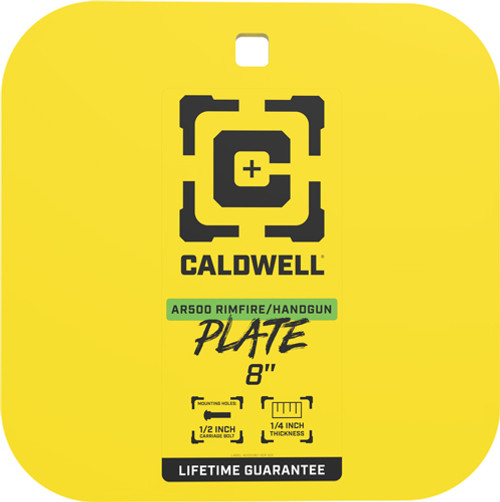 Caldwell AR500 8-inch Steel Gong Target for Handgun and Rimfire Shooting 4002878