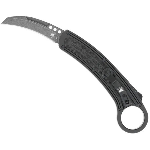 CobraTec CTBK-RH Karambit Knife with Black Blade and Anodized Aluminum Handle