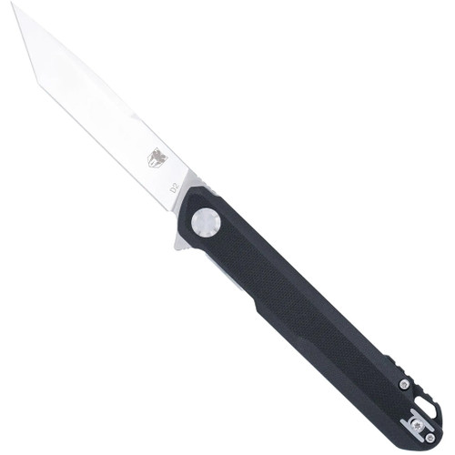 CobraTec Monarch G-10 Folder Knife with Black D2 Blade and Liner Lock