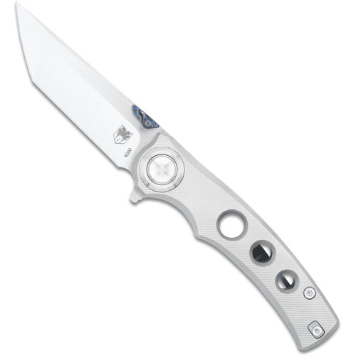 CobraTec Maverick Button Lock M390 Tanto Folding Knife with Titanium Handle