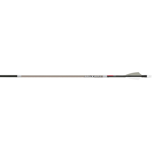 Carbon Express Maxima Red Stone Gray Arrows 300 - Premium Hunting and Target Arrows, 6 Pack