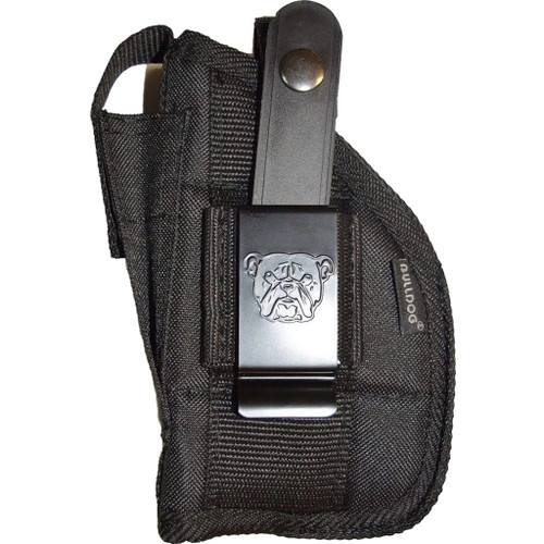 Bulldog Extreme Hip Holster for Ruger Mark Series with 5 to 6.8 Inch Barrels, Black, Ambidextrous Fit