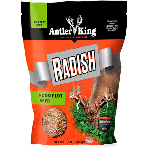 Antler King Radish Seed for 1/10 Acre - Fast-Growing, Drought Tolerant Planting Solution