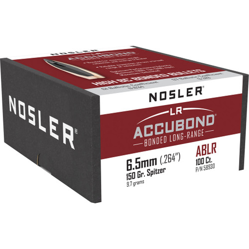 Nosler AccuBond Long Range Bullets 6.5mm 150 Gr. Spitzer Point - 100 Pack