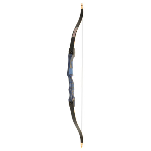 October Mountain Explorer CE Recurve Bow Blue 54 in., 25 lbs. Right-Hand