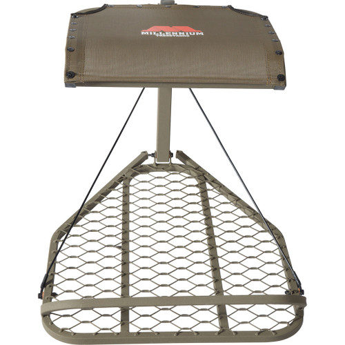 Millennium Steel Hang On with Footrest - Durable Powder-Coated Steel Chair with ComfortMAX Contoured Seat