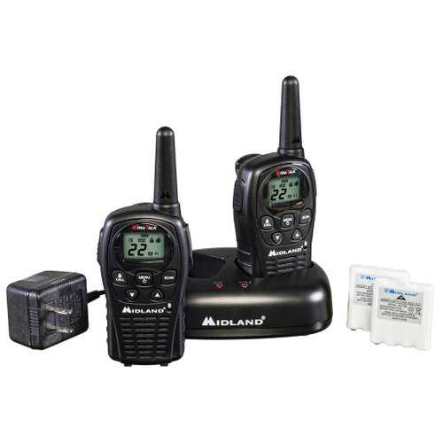 Midland LXT500VP3 2-Way Radio with Batteries and Charger for Reliable Communication