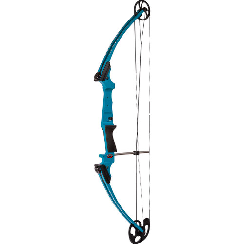Genesis Bow Teal RH - Lightweight Aluminum Riser Compound Bow with Fiber Reinforced Composite Split Limb Design